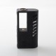 BMM.38 Aio Style 60W Boro Box Mod - Black, Flower Pattern, 1~60W, 1 x 18650 / 21700