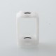 Mission XV Style Space Pod Boro Tank for SXK BB / Billet AIO Box Mod Kit - White, POM