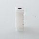 Mission XV Style Space Pod Boro Tank for SXK BB / Billet AIO Box Mod Kit - White, POM