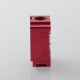 Mission XV Style Space Pod Boro Tank for SXK BB / Billet AIO Box Mod Kit - Red, Aluminum