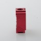 Mission XV Style Space Pod Boro Tank for SXK BB / Billet AIO Box Mod Kit - Red, Aluminum