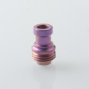 Unkwn Style Drip Tip for BB / Billet / Boro AIO Box Mod - Purple, Titanium