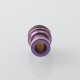 Unkwn Style Drip Tip for BB / Billet / Boro AIO Box Mod - Purple, Titanium