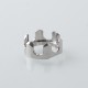 Replacement Decorative Top Ring for Monarchy Mobb The Last One / MOBB M2 ODB / MOBB Mini King Style RBA Bridge - Titanium