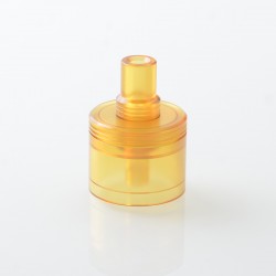 Replacement Top Cap Tank with Drip Tip for Kuma 22mm RTA 3.5ml - Brown, PEI