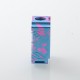 Mission XV Style Space Pod Boro Tank for SXK BB / Billet AIO Box Mod Kit - Sprinkle Blue, Aluminum