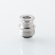 Never Normal Warp NUT Drop Style Drip Tip for BB / Billet / Boro AIO Box Mod - Silver, Stainless Steel