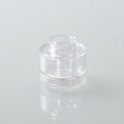 Replacement Top Tank Tube for FEV Flash e-Vapor V4.5S+ RTA - Translucent, PC, 2.5ml