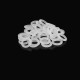 Replacement O-Ring Seals for E- - Translucent, Silicone, 8 x 4.5 x 1.5mm (OD x ID x T) (20 PCS)