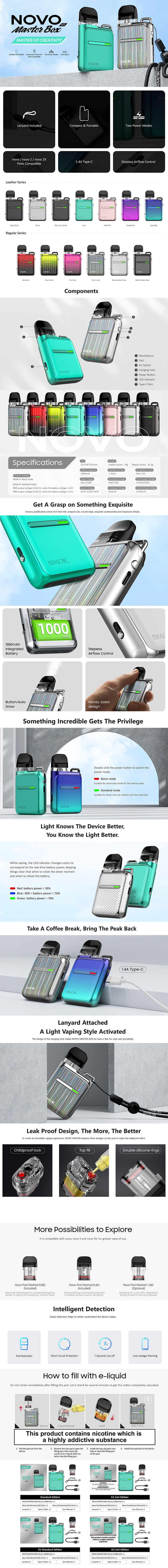 SMOK Novo Master Box Pod System Kit