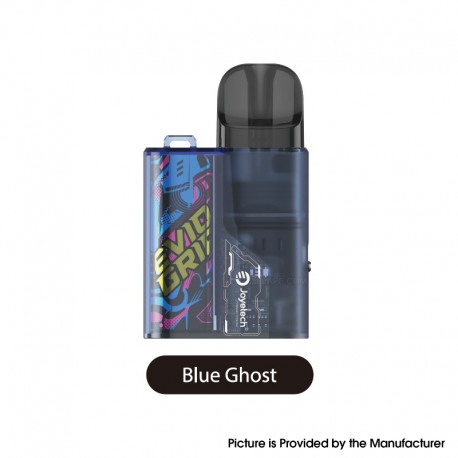 [Ships from Bonded Warehouse] Authentic Joyetech EVIO Grip Pod System Kit - Blue Ghost, 1000mAh, 2.8ml, 0.6ohm