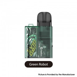 [Ships from Bonded Warehouse] Authentic Joyetech EVIO Grip Pod System Kit - Green Robot, 1000mAh, 2.8ml, 0.6ohm