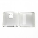 Authentic SXK Replacement Front + Back Cover Panel Plate for SXK Bantam V3 Box Mod Kit - Translucent Black, Acrylic
