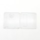 Authentic SXK Replacement Front + Back Cover Panel Plate for SXK Bantam V3 Box Mod Kit - Translucent, Acrylic