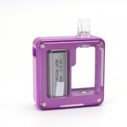 Authentic SXK Bantam V3 AIO Boro Box Mod Kit - Purple, VW 5~30W, 1 x 18350, Compatible with BB / Billet Boro Tank