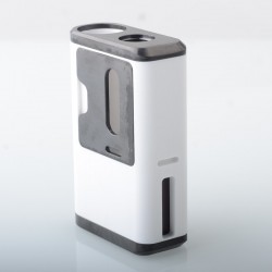 5AVape Hussar BXR Style AIO VW Box Mod - White + Black, 1~60W, 1 x 18650