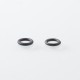 Never Normal Warp NUT Drop Style Drip Tip for BB / Billet / Boro AIO Box Mod - Blue, Stainless Steel