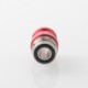 Mission XV DotMission Style Threaded Drip Tip for dotMod dotAIO V1 / V2 Pod - Red, SS + Aluminum