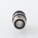 Mission XV DotMission Style Threaded Drip Tip for dotMod dotAIO V1 / V2 Pod - Black, SS + Aluminum