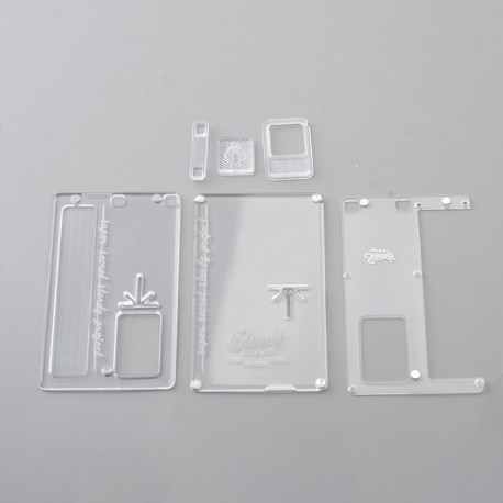 SSPP Sturdy Style Panel Cover Panel Plate for Cthulhu AIO Mod Kit - Translucent, Acrylic