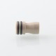 Monarchy Tapered Style 510 Drip Tip - Beige, PEEK