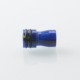 Monarchy Tapered Style 510 Drip Tip - Blue, Resin