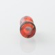 Monarchy Tapered Style 510 Drip Tip - Red, Resin