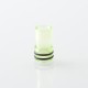 Monarchy Tapered Style 510 Drip Tip - Translucent Green, Acrylic