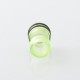 Monarchy Tapered Style 510 Drip Tip - Translucent Green, Acrylic