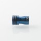 Monarchy Tapered Style 510 Drip Tip - Blue, Stainless Steel