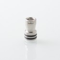 Monarchy Tapered Style 510 Drip Tip - Silver, Stainless Steel