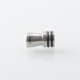 Monarchy Tapered Style 510 Drip Tip - Silver, Stainless Steel