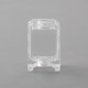 Monarchy Style Crystal Boro Tank for SXK BB / Billet AIO Box Mod Kit - Translucent, Acrylic