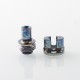 Authentic MK MODS Toxic TA Integrated Drip Tip for BB / Billet / Boro AIO Box Mod - Blue, Titanium