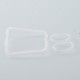 Mission XV Style Space Pod Boro Tank for SXK BB / Billet AIO Box Mod Kit - Blue, Aluminum