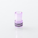 Monarchy Tapered Style 510 Drip Tip - Translucent Purple, Acrylic