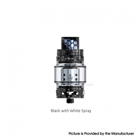 [Ships from Bonded Warehouse] Authentic SMOKTech SMOK TFV12 Prince Sub Ohm Tank - Black White Spray, 8ml, 28mm, Standard Edition