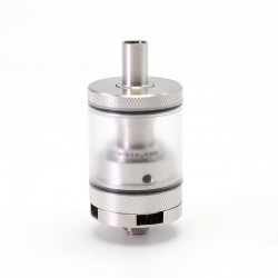 SXK Monarchy Prime Style RTA Rebuildable Tank Atomizer - Silver, 316SS + PCTG, 4.0ml, 22mm Diameter