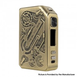 [Ships from Bonded Warehouse] Authentic Teslacigs Punk II 220W Box Mod - Antique Bronze, VW 7~220W, 2 x 18650