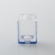 S-ProRo Style Boro Tank for SXK BB / Billet AIO Box Mod Kit - Blue + Clear, Aluminum + Acrylic