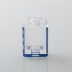 S-ProRo Style Boro Tank for SXK BB / Billet AIO Box Mod Kit - Blue + Clear, Aluminum + Acrylic