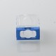 S-ProRo Style Boro Tank for SXK BB / Billet AIO Box Mod Kit - Blue + Clear, Aluminum + Acrylic