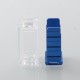 S-ProRo Style Boro Tank for SXK BB / Billet AIO Box Mod Kit - Blue + Clear, Aluminum + Acrylic