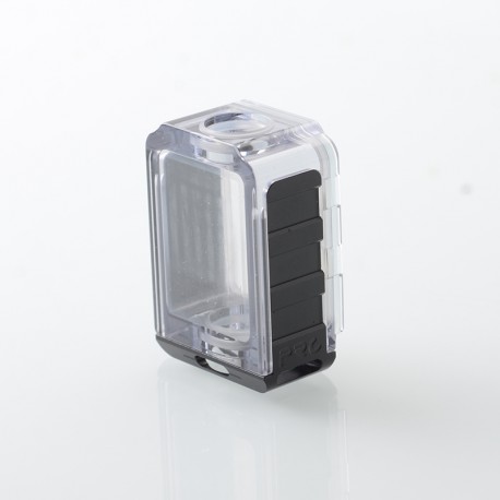 S-ProRo Style Boro Tank for SXK BB / Billet AIO Box Mod Kit - Black + Frost, Aluminum + Acrylic