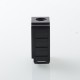 S-ProRo Style Boro Tank for SXK BB / Billet AIO Box Mod Kit - Black + Black, Aluminum + POM