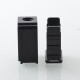 S-ProRo Style Boro Tank for SXK BB / Billet AIO Box Mod Kit - Black + Black, Aluminum + POM