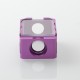 Mission XV Style Space Pod Boro Tank for SXK BB / Billet AIO Box Mod Kit - Purple, Aluminum