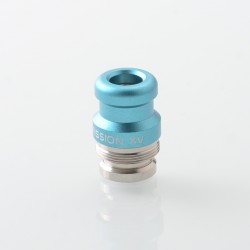 Mission XV DotMission Style Threaded Drip Tip for dotMod dotAIO V1 / V2 Pod - Light Blue, SS + Aluminum