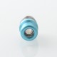 Mission XV DotMission Style Threaded Drip Tip for dotMod dotAIO V1 / V2 Pod - Light Blue, SS + Aluminum