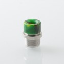 Wildtip Style Integrated Drip Tip for dotMod dotAIO V1 / V2 Pod - Green, Stainless Steel + Resin